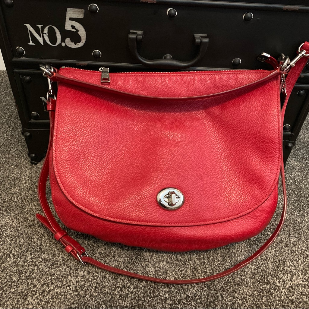 Red Coach Purse